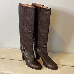 J. Crew Davos Gomma Italian leather boot size 10